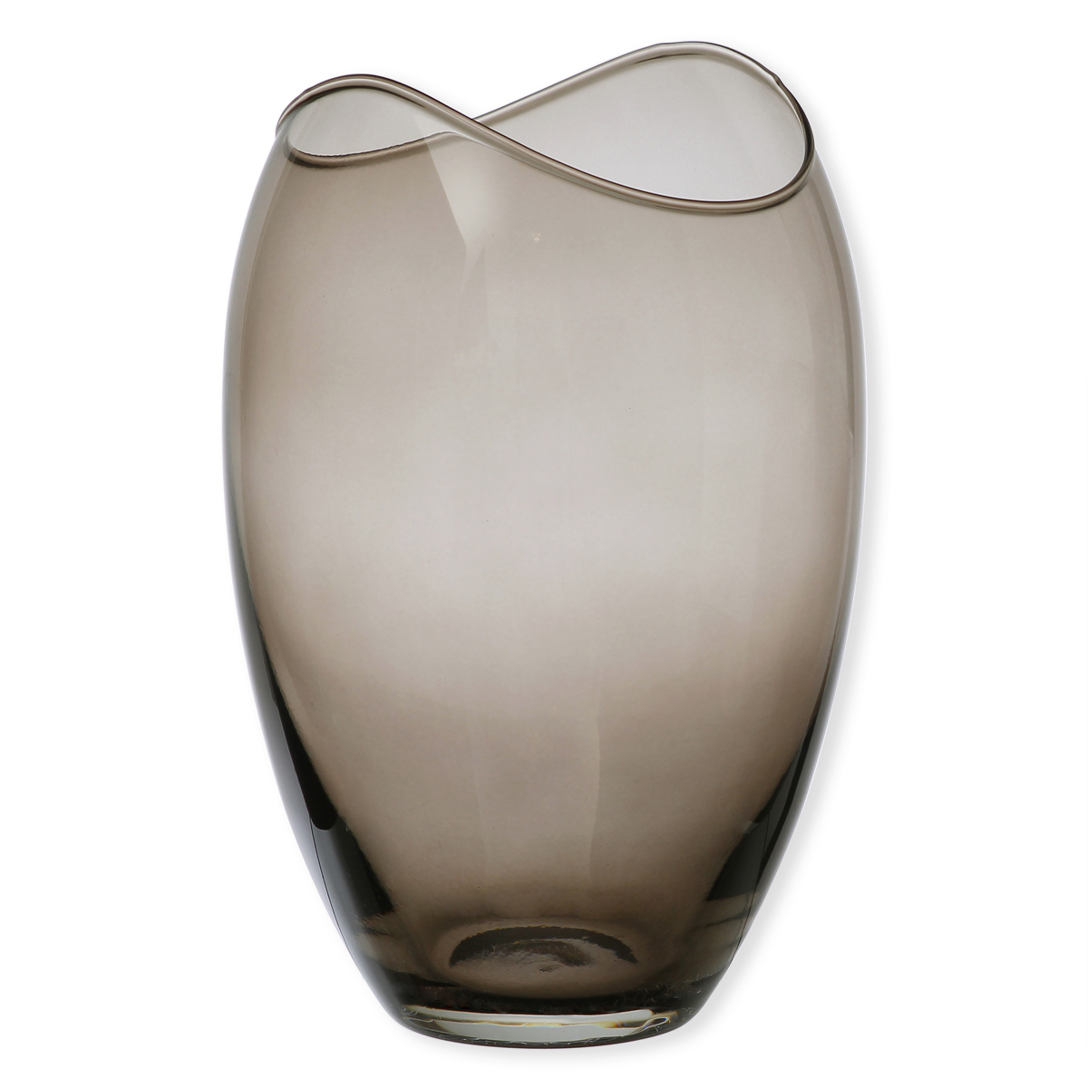 Grand Vase en Verre fumé Objet Deco Chic et Design Bruno Evrard