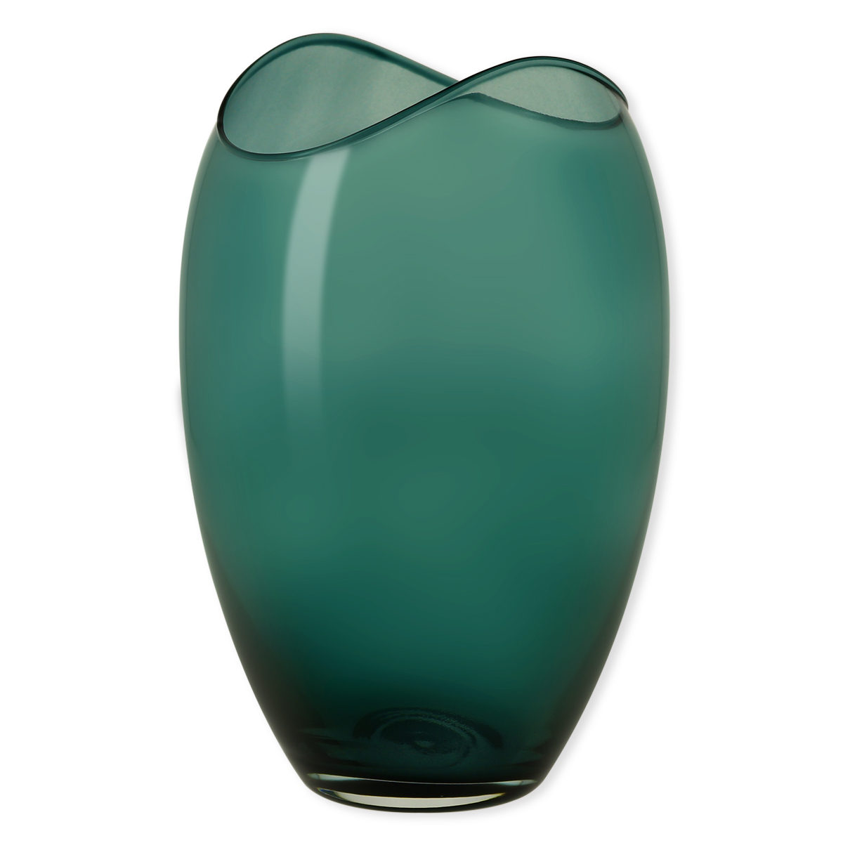 Vase vert émeraude en cristallin 25,5cm Tendance Bruno Evrard
