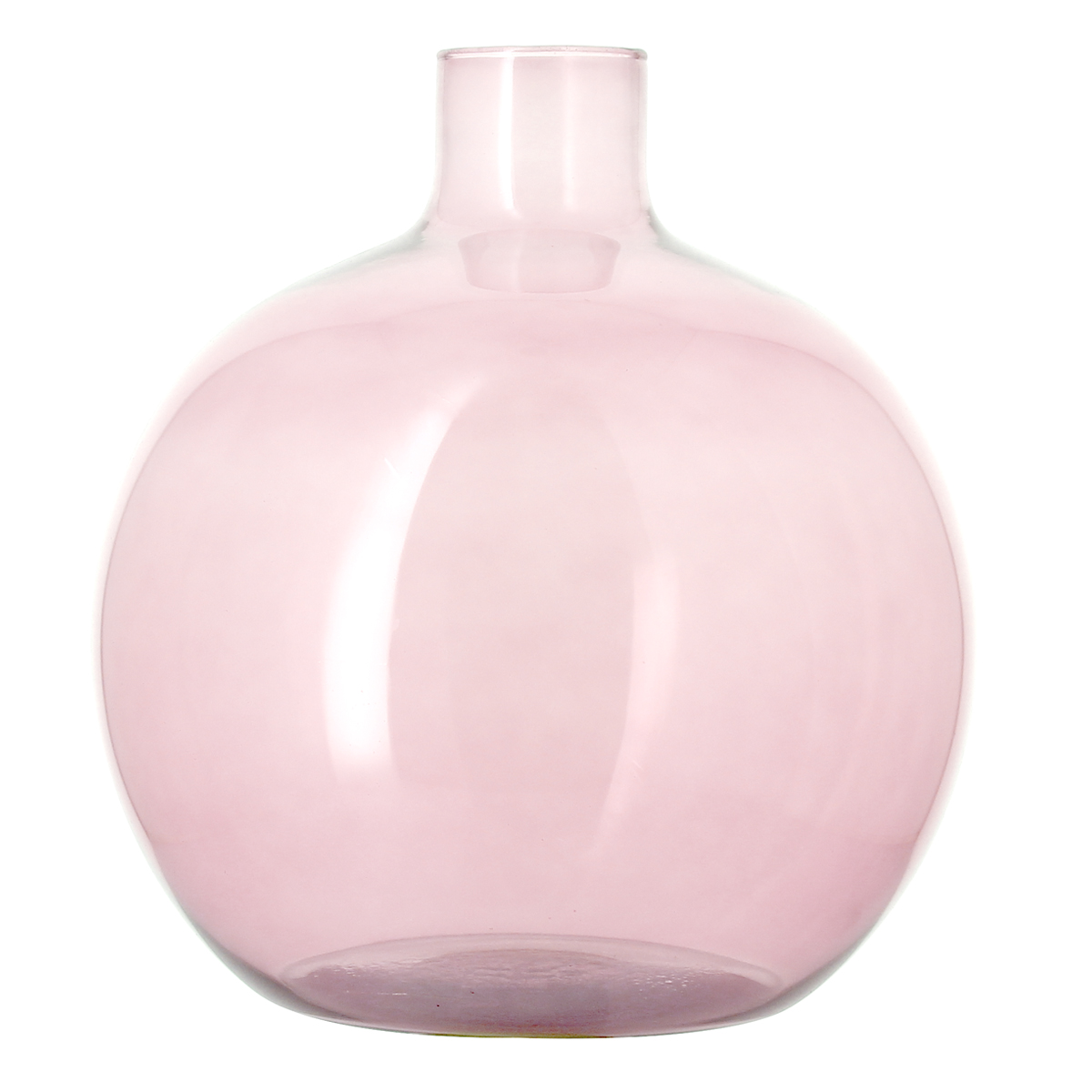 Vase damejeanne rose en verre recyclé 35cm ALRIC Bruno Evrard