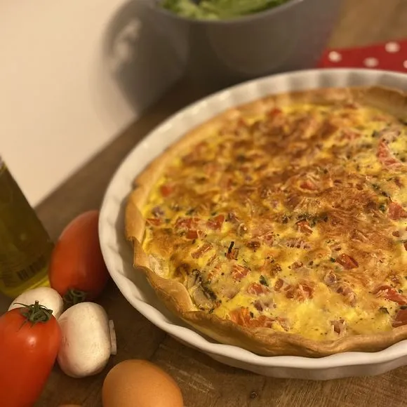 Moule à tarte/quiche en porcelaine, Ø 30 cm