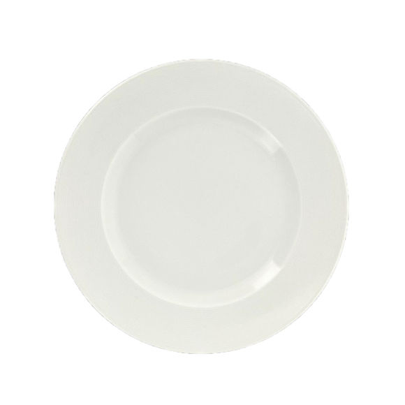 Assiette plate en porcelaine 26,5cm
