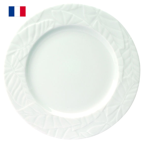 Assiette plate en porcelaine 26,5cm