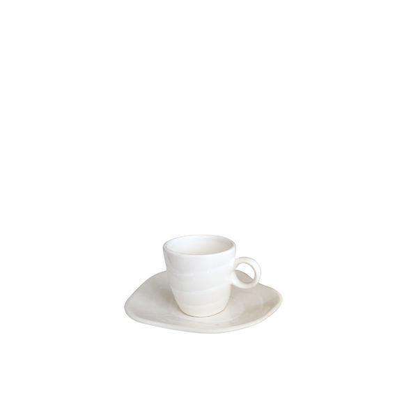 Paire-tasse à café en céramique 15cl