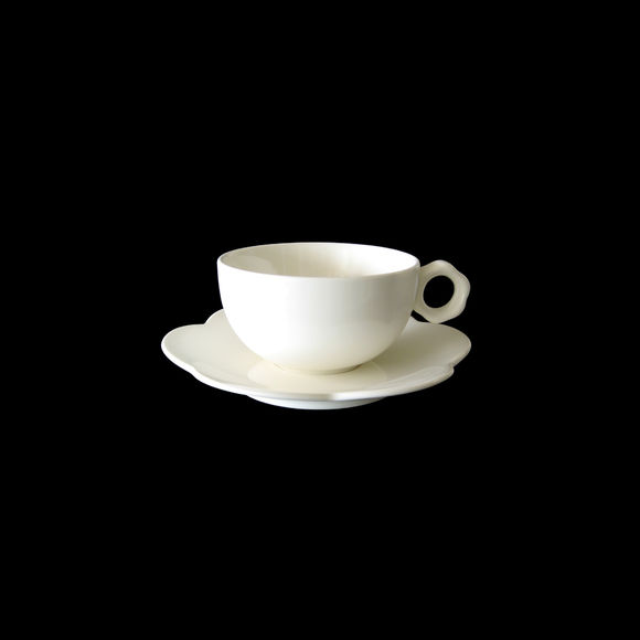 Paire-tasse à thé en porcelaine 17cl