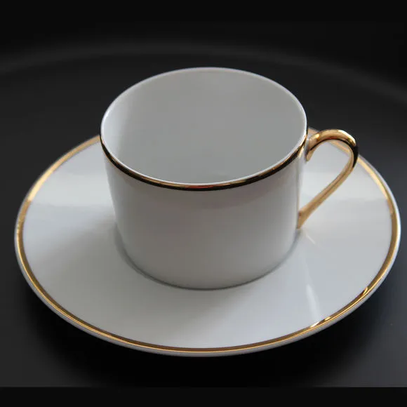 Paire Tasses à Café Abstraites La Cafetière - Céramique Moutarde/bleu