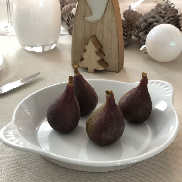 Plat à welsh blanc en porcelaine Plat à four 17cm Bruno Evrard