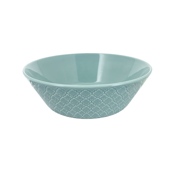 Saladier vert amande en porcelaine 23cm