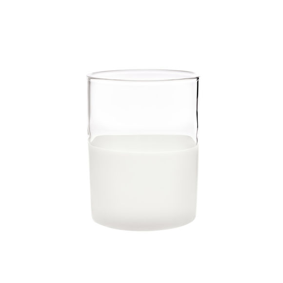Gobelet bas blanc en verre 36cl