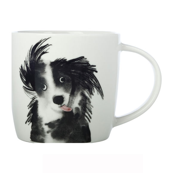 Mug chien fripon en porcelaine 40cl