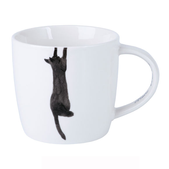 Mug chat perché en porcelaine 40cl