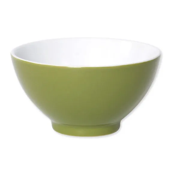 Bol vert en porcelaine 55cl - Lot de 4