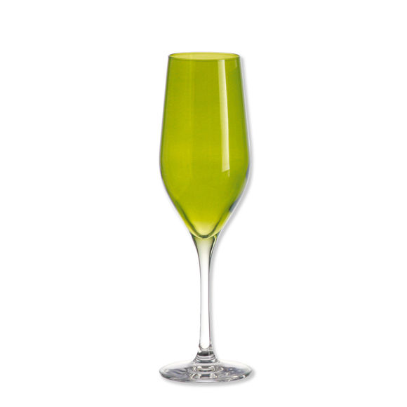 Flûte à champagne vert pomme 26cl