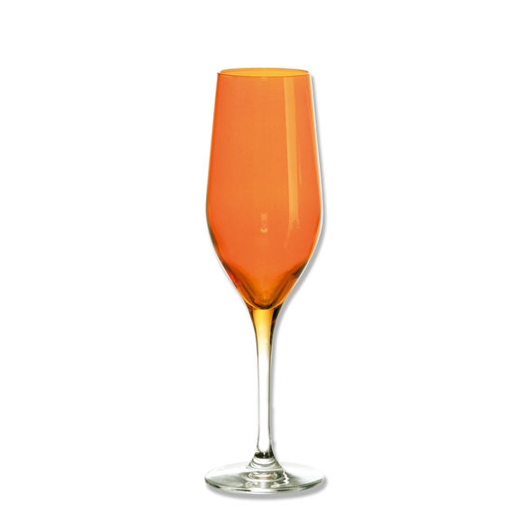 Flûte à champagne orange 26cl