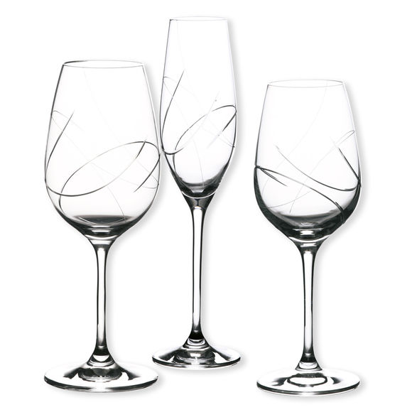 Verre à Vin Gravé au Design Moderne Collection Enjoy Bruno Evrard