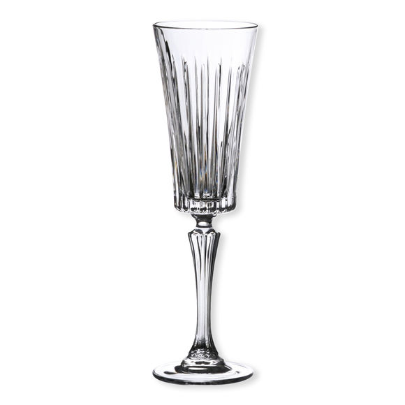 Flûte à champagne taillée 21cl Verrerie de Fêtes Bruno Evrard