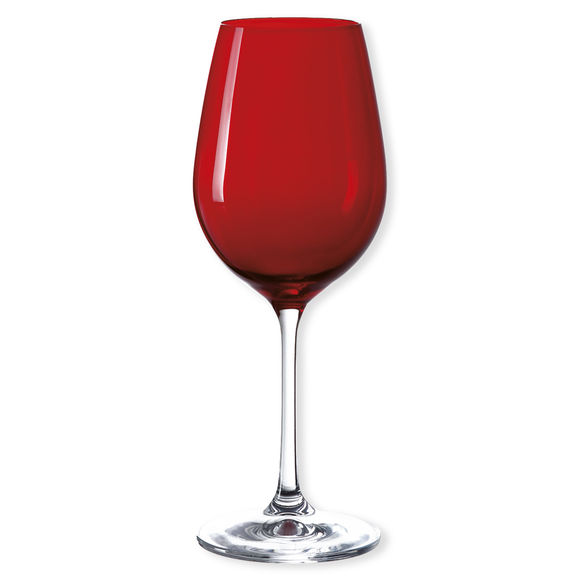 Verre à vin en verre rouge 35cl