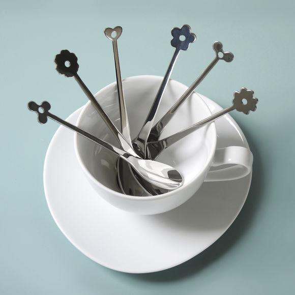 Petites Cuillères à Café Design en inox Vaisselle Chic et Tendance