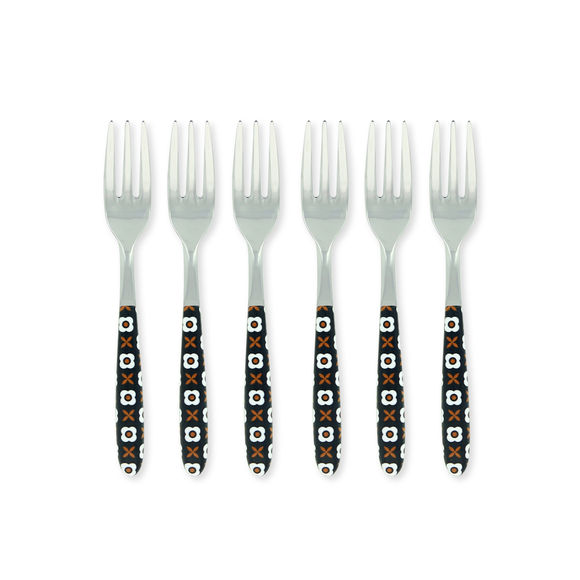 Fourchette à gâteau en inox 6 pièces