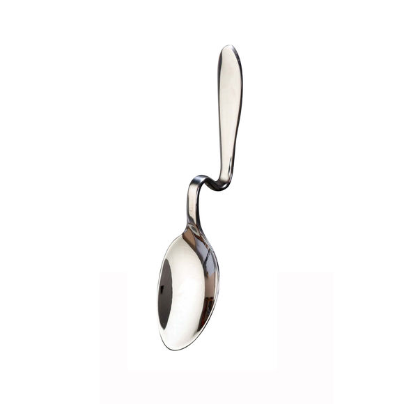 Boite de 6 cuillères coudées en inox