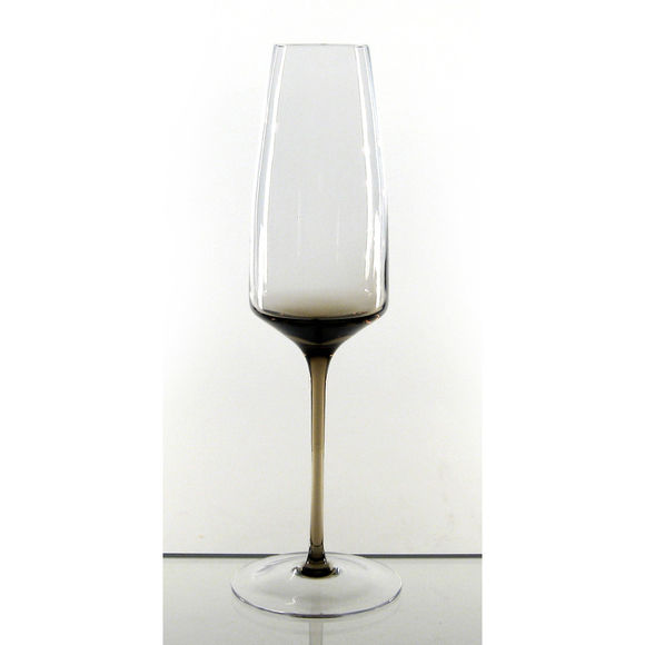Flûte à champagne vison en verre soufflé bouche 19,5cl