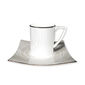 Paire-tasse café 9cl en porcelaine bone-china