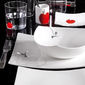 Assiette creuse en porcelaine bone-china 20cm