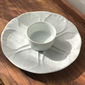 Assiette à huîtres en porcelaine 24,5cm