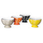 Bols en faïence motifs assortis 65cl - Coffret de 4
