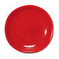 Assiette dessert rouge en faïence 20cm