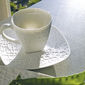Paire-tasse à café en porcelaine 10cl