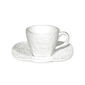 Paire-tasse à café en porcelaine 10cl