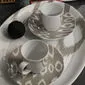 Paire-tasse à café en porcelaine 15cl