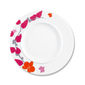 Assiette à dessert motifs fleurs en porcelaine 22cm