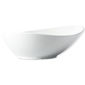 Saladier blanc asymétrique en porcelaine 26cm