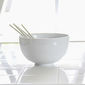 Saladier rond blanc en porcelaine 23cm