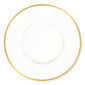 Assiette plate en porcelaine filet or 29cm