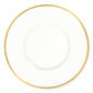 Assiette plate en porcelaine filet or 27cm