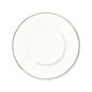 Assiette dessert en porcelaine filet argent 23cm