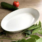 Plat à four ovale en porcelaine 34x20cm