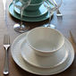 Assiette plate blanche en porcelaine 26cm