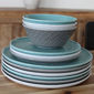 Assiette plate blanche en porcelaine 26cm