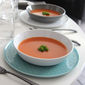 Assiette creuse blanche en porcelaine 20cm