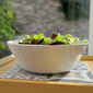 Saladier blanc en porcelaine 23cm
