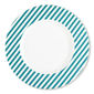 FRESHNESS STRIPE turquoise assiette plate