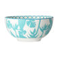 Coupelle en porcelaine décor tropical 15cm