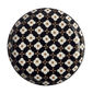 Assiette plate en porcelaine fleur blanche 23cm