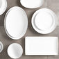 Plat ovale en porcelaine 25x16cm