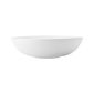 Plat ovale creux en porcelaine 25x17cm