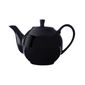 Théière noire en porcelaine filtre inox 1L