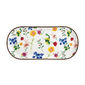 Plat à cake en porcelaine 42x19,5cm